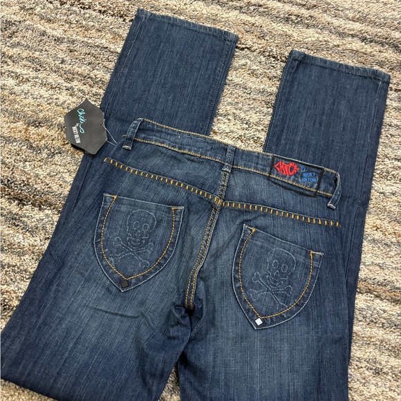 Chick Nicky Hilton Low Rise Mini Bootcut Jeans Sz 24 NWT | Low Rise Bootcut Y2K* - Picture 2 of 14